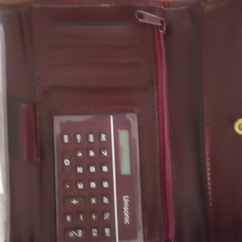 All-in-One Organizer, Clutch/Wallet for Credit Cards, Checkbook/Money, Notes/Pen - Picture 6 of 10